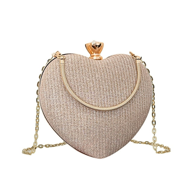 Bolso de moda para mujer onlyliua Nuevo Bolso con Forma de corazón Bolso de hombro Bolso de mano Bolso de Cadena