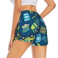 thumbnail image 2 of Uemuo Dump Truck Pattern Women's Athletic Shorts High Waisted Running Shorts with Liner Pockets Gym Elastic Workout Shorts-XX-Large, 2 of 9