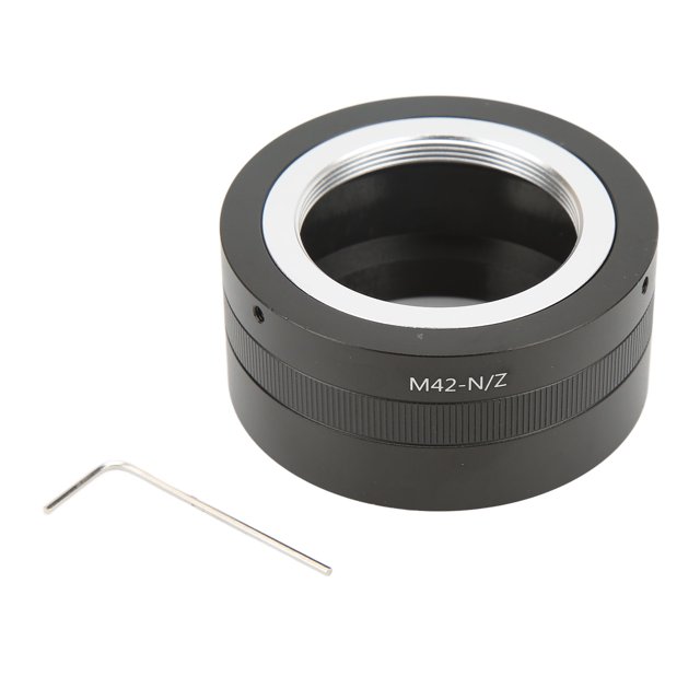 Camera Lens Adapter Ring, Lens Mount Adapter Ring Plated Precise Fit Aluminum Alloy Manual Focusing For Shooting