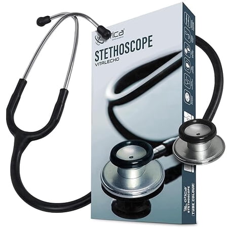 OTICA Dual Head Stethoscope - Stethoscopes for Nurses, Medical Nursing Students, Paramedics/EMT