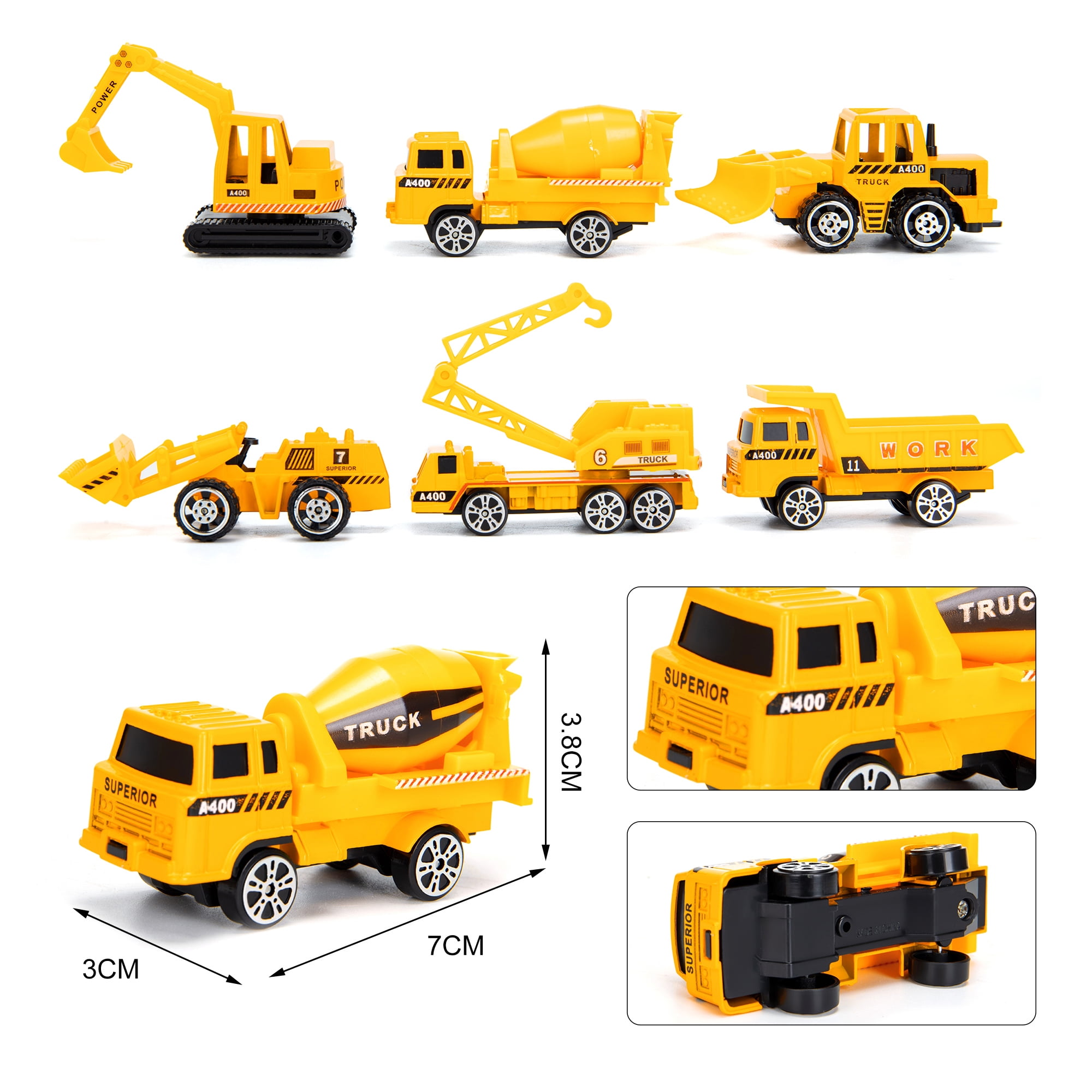 Buy Car Toy Set Airplane & Large Play Mat Set, Educational Truck Toys