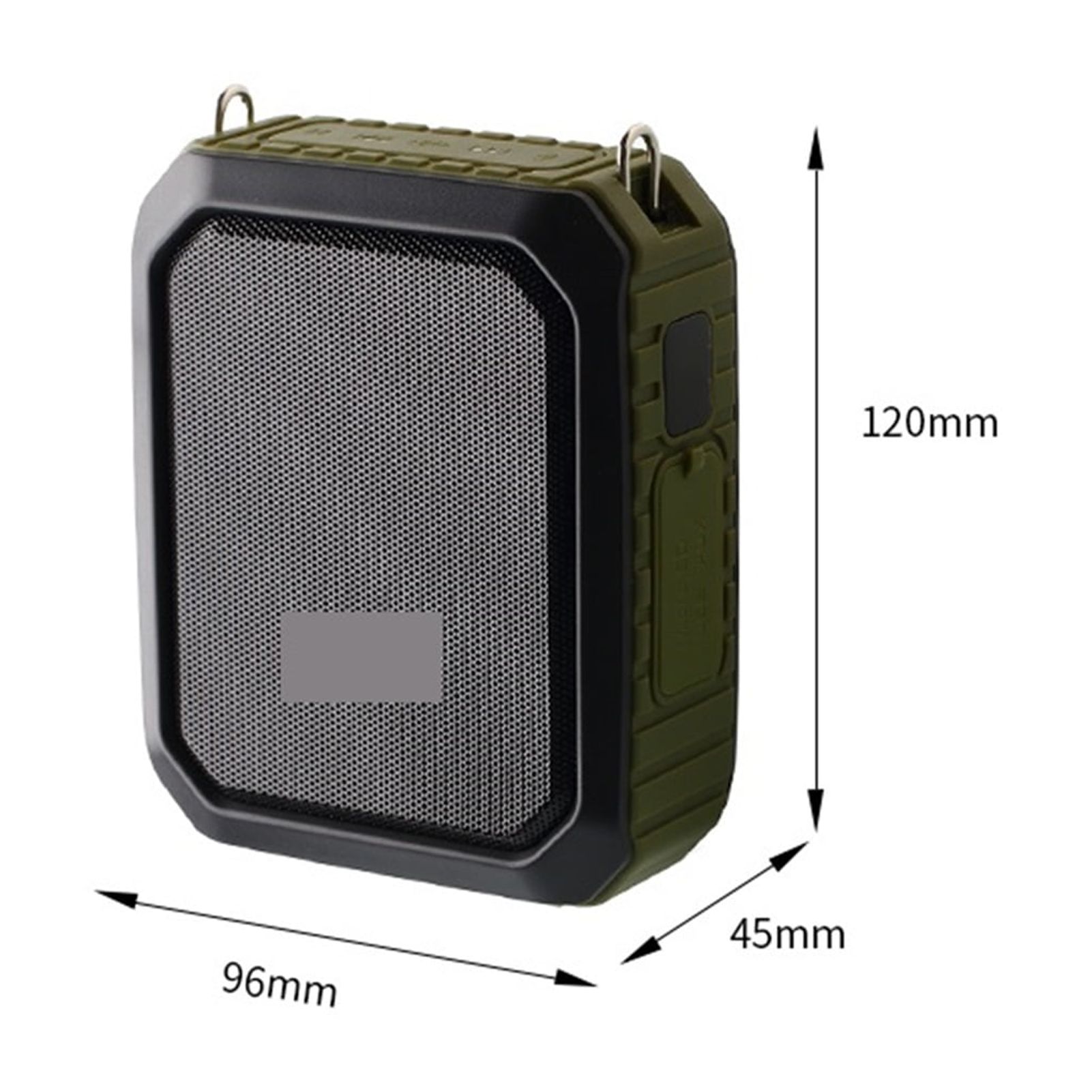 18W Portable Wireless Bluetooth-compatible Speaker Waterproof Voice Amplifier With UHF Microphone For Teacher Support TF ,Easy to Operate