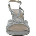 thumbnail image 3 of Paradox London Womens Ingrid Embellished Ankle Strap Heels, 3 of 3