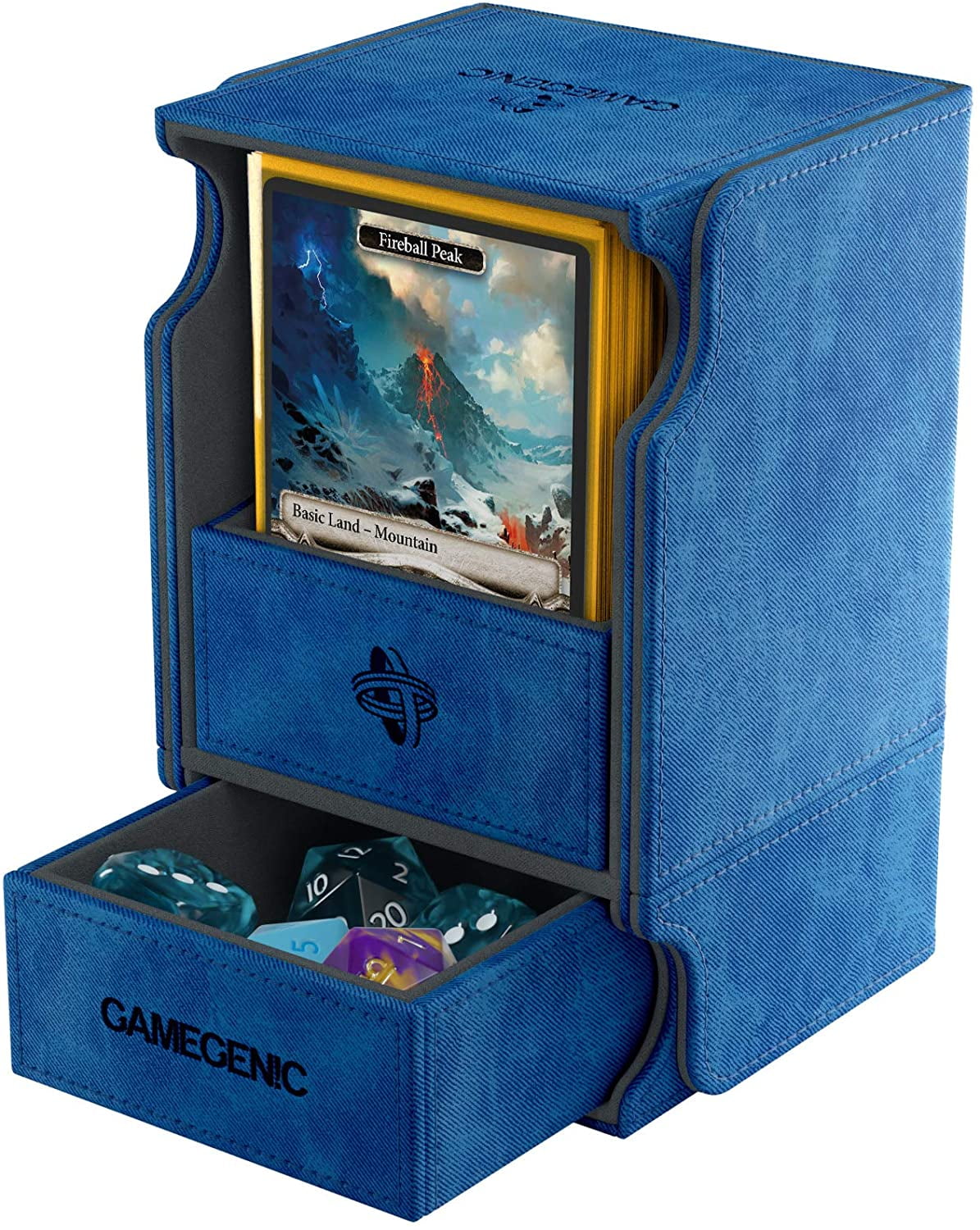 Gamegenic - Watchtower 100+ Card Convertible Deck Box: Blue