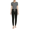 thumbnail image 3 of Secret Treasures Women's and Women's Plus Size Knit Sleep Jogger Pants, 3 of 6