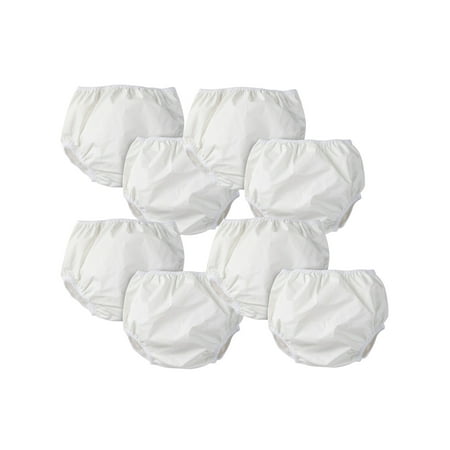 Gerber Reusable White Waterproof Pants Underwear, 8pk (Toddler Boys or Toddler Girls,