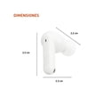 thumbnail image 3 of Audífonos True Wireless con cancelación de ruido JBL Vibe Beam 2 Blanco, 3 of 3