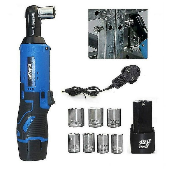 Amdohai Dayplus Cordless Electric Ratchet Wrench 3/8" 12v Power Wrench Tool Kit