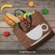 thumbnail image 5 of Fotbe Coffee Cafe Cup Bolsa Tote con Estampado para Mujer, Bolsos con Cremallera, Bolsa de Hombro Casual de Gran Capacidad con Bolsillos Internos, 5 of 7