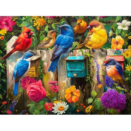 Majestic by Springbok Songbird Melody 300 Piece Jigsaw Puzzle