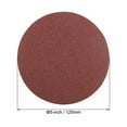 thumbnail image 2 of Unique Bargains 5-Inch PSA Sanding Disc Aluminum Oxide Adhesive Back Sandpaper 80 Grits 10 Pcs, 2 of 5