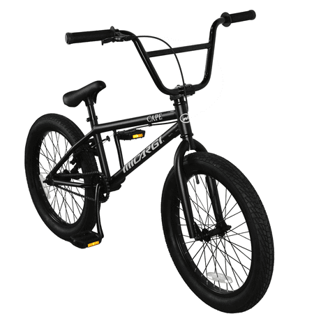 WonderWheels 20  BMX Steel Frame V-Brake One Piece Crank Alloy Rims 36H - Matte Black