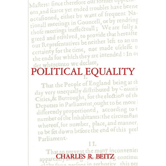 Political Equality: An Essay in Democratic Theory, (Paperback)