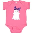 thumbnail image 3 of Inktastic Little Ghost, Cute Ghost, Ribbon, Halloween Girls Baby Bodysuit, 3 of 5