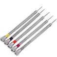 thumbnail image 1 of Jinyi Mini Screwdriver Set Driver Electronics Rep Tool Kit For Jewelry Watch Eyeglass Rep(5pcs, Silver), 1 of 5