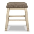 thumbnail image 3 of Signature Design by Ashley Bolanburg Farmhouse 24" Counter Height Upholstered Barstool, Set of 2, 3 of 6
