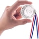 thumbnail image 4 of Medallas, medallas para niños, medallas de fundición, medallas de ganadores, medallas de ganadores con cinta, medallas de oro, plata y bronce de 5 cm de diámetro, 3 piezas, 4 of 5