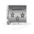 thumbnail image 5 of 3drose, Three Silver Stars. Congratulations, 12 Greeting Cards with Envelopes, 5 of 7