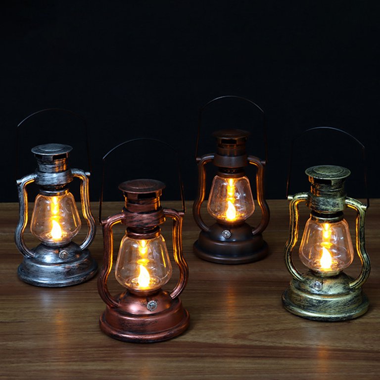 AURORA TRADE Kerosene Lamp Vintage High Brightness Rechargeable