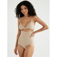 thumbnail image 2 of Joyspun Women's Shapewear Seamless Sculpting High Waisted Brief, Sizes S to 3X, 2 of 9
