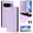 Purple, variant on Allytechgroup Case for Google Pixel 9 / 9 Pro, Compatible with MagSafe RFID Blocking PU Leather Shell with Credit Card Slot Shockproof Protective Back Cover for Google Pixel 9 / 9 Pro, Purple