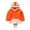 Orange, variant on Ticikt Adorable Gray Wolf and Fox Themed Pullover Hoodie Jacket for Boys Soft Warm Kids Outerwear,Color:Orange