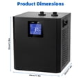 thumbnail image 5 of 87 Gallon Ice Bath Chiller, 1/3HP Ice Bath Water Chiller for Cold Plunge Tub, Water Chiller System with LED Display, Water Pump, Remote Control, Pipe, for Fish Tank Household, 5 of 7