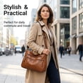 thumbnail image 4 of KXF Crossbody Bag for Women Lightweight Shoulder Bags Ladies Soft PU Leather Handbags, 4 of 9
