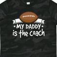 thumbnail image 4 of Inktastic Football My Daddy is the Coach Boys or Girls Toddler T-Shirt, 4 of 5