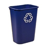 Rubbermaid Recycling-Behälter 14 Gallonen (ca. 53 L) – Blau, Robust Und Langlebig Für Haushalt & Büro