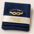 thumbnail image 3 of Anillo De Infinito De Oro De 14k Para Mujer Con Brillantes, 3 of 4