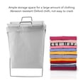 thumbnail image 3 of Reinforced Iron Frame, Foldable Design Laundry Basket With Metal Frame, Standing Tall Rectangle, Ample Capacity, Dirty Clothes Organizer, For Versatile Usage, 3 of 8