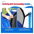 thumbnail image 4 of Trampoline Net - Trampoline Netting Replacement for 6-8 Straight Poles - 10FT 12FT 14FT 15FT 16FT Round Frame Trampolines (Replacement Net Only), 4 of 7