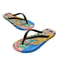 thumbnail image 6 of Psesaysky Self Portrait Printing Flip Flops for Women Big Girls Soft Footbed Comfortable Durable Bathroom Beach Sandals Size 5-9, 6 of 7