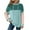 Green#05, variant on Yteetum Oversized Hoodies for Women Colorblock Drawstring Knit Pullover Hooded Sweatshirts Top Womens Casual Patchwork Loose Fits Plus Size Long Sleeve Fall Hood Sweatshirts Fall Clothes Clothes