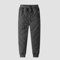 thumbnail image 7 of Fleece Thermal Pants – Unisex Thermal Warm Jogger Pants, Soft Fleece Lining, Lightweight Breathable, Adjustable Drawstring, Zippered Pockets, 7 of 7