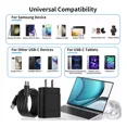 thumbnail image 4 of Cargador Para Samsung 25w Cargador Rapida Tipo C Para Compatible Con Samsung S23 S22 S21 S20 A54 A53 Note10 Note 20 Carga Rápida Pd 25w, 4 of 8