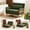 Gray, variant on Convertible Folding Sofa Bed, Multi-Position Adjustable Floor Sofa, High-Density Foam Sleeper Chair