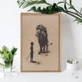 thumbnail image 4 of Diamond Art Kits for Adults, Child And Lion SketchDiamond Painting Kits for Beginners, Frameless Round 5D Full Drill Diamonds Art Gem Art Crafts Home Decor Gifts, 4 of 8