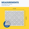 thumbnail image 2 of Aerostar 14x18x1 MERV 8 Pleated Air Filter, AC Furnace Air Filter, 6 Pack, 2 of 5