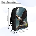 thumbnail image 4 of Haiem Forest River Bald Eagle Backpack - Stylish and Durable 15-inch Laptop Backpack with Waterproof Oxford Fabric, 4 of 8
