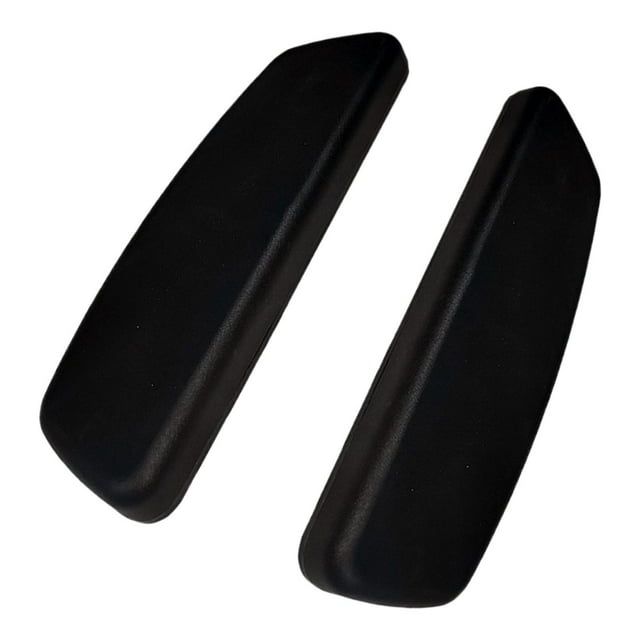 LOVIVER 2Pcs Chaise de Bureau Remplacement Accoudoirs Coussinets Remplacer les Pièces Imperméables Noir