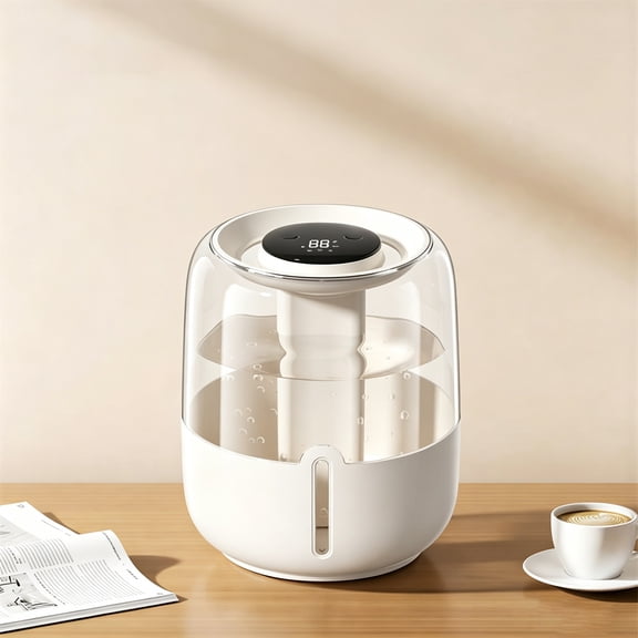 Arsvita 6.8L Top Fill Cool Mist Humidifier, Ultrasonic Quiet Humidifier with Humidity Sensor, 3 Mist Modes & Night Light, 20H Runtime Portable Humidifier for Bedroom Large Room Baby Nursery Plants