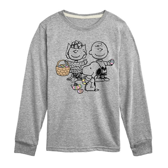 Peanuts - Group Easter - Toddler & Youth Long Sleeve Graphic T-Shirt