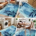 thumbnail image 5 of Blue Coastal Area Rugs 4'x6', Washable Small Throw Rugs for Office Bathroom, Beach Sea Turtle Ocean Nautical Botanical Indoor Outdoor Rug Non-Slip Low Pile Carpet Runner Reversible Floor Mats, 5 of 8