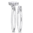 thumbnail image 3 of Everly Women's Diamond 14k White Gold Bridal Set, 3 of 6
