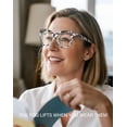 thumbnail image 2 of OUKEMAX 3-Pack Women's Reading Glasses with Blue Light Blocking and Anti-Glare Features, 2 of 7