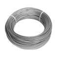 thumbnail image 1 of Sidasu 165 Feet 1/8" Stainless Steel Cable,7x7 Strands Wire Rope Construction,Cable Wire for Deck Railing Stair Handrail Balusters DIY,WR08, 1 of 4