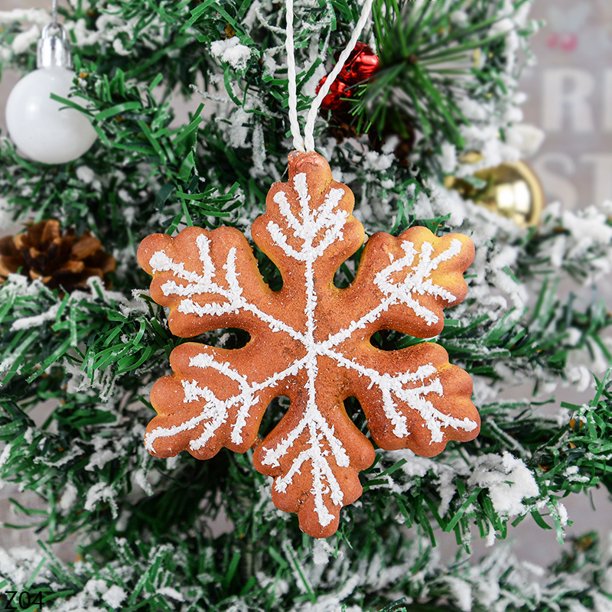 Bola de espuma colgante para árbol de Navidad XUQIANG Hombre de jengibre 1pc