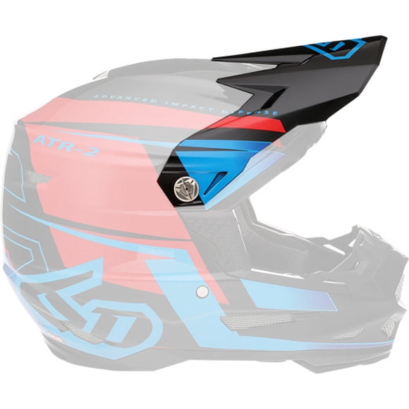 Visière de Casque 6D ATR-2 Bleu / Noir
